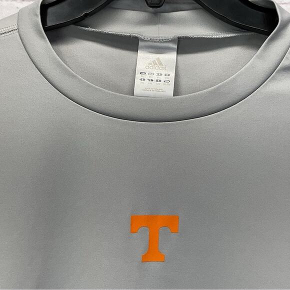 Adidas UT Vols Climalite Activewear Pullover Shirt Men's Size 2XL Gray Orange - Picture 2 of 9